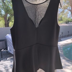 NWOT Plus Size Black Top